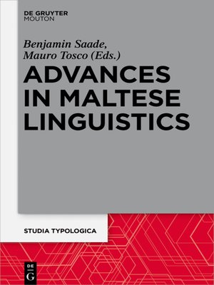 cover image of Advances in Maltese Linguistics